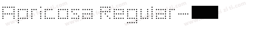 Apricosa Regular字体转换
